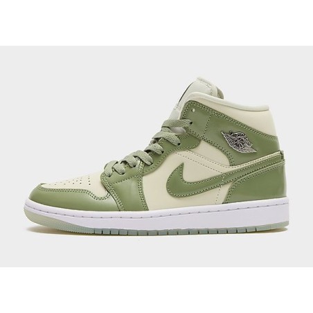 Jordan Air 1 Mid Women's - Sea Glass - Womens, Sea Glass