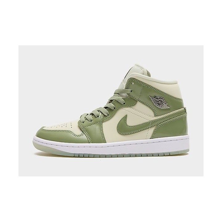 Jordan Air 1 Mid Women's - Sea Glass - Womens, Sea Glass