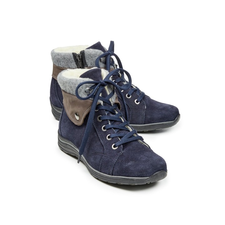 Reißverschluss-Bootie Extrawarm