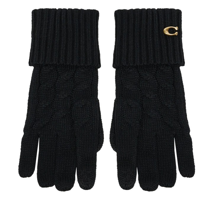 Damenhandschuhe Coach 29CO100293 Schwarz