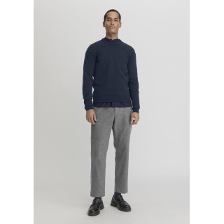 hessnatur Herren Loafer aus chromfrei gegerbtem Leder - schwarz - Größe 41