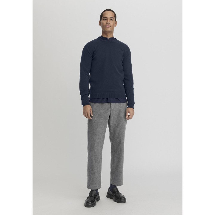 hessnatur Herren Loafer aus chromfrei gegerbtem Leder - schwarz - Größe 41