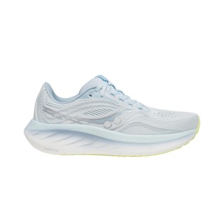 Saucony Ride 18 Schuhe Hellblau Weiß SS25 Damen, Größe 37 - EUR