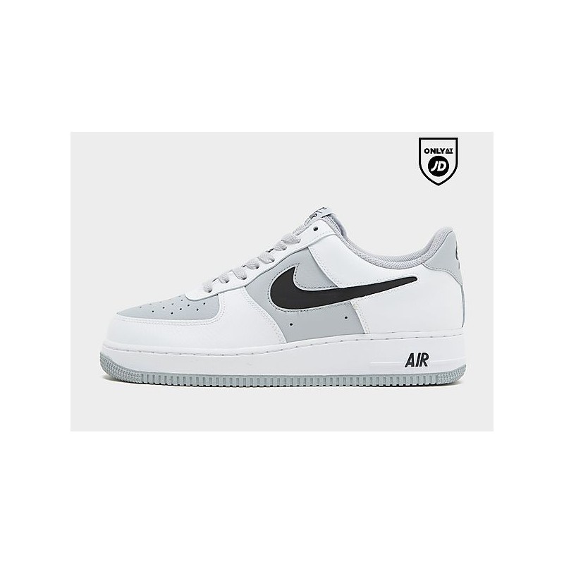 Nike Air Force 1 '07 LV8 - White/Wolf Grey/Black - Mens, White/Wolf Grey/Black