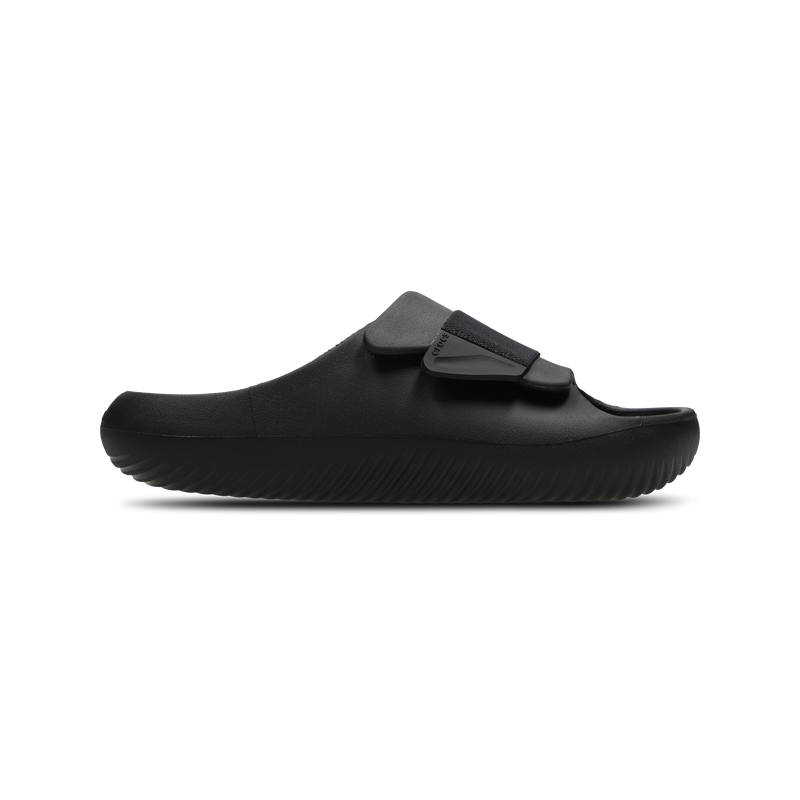 Crocs Mellow Luxe Recovery Slide Herren Schuhe - Schwarz - Größe: 41-42 - Gummi - Foot Locker