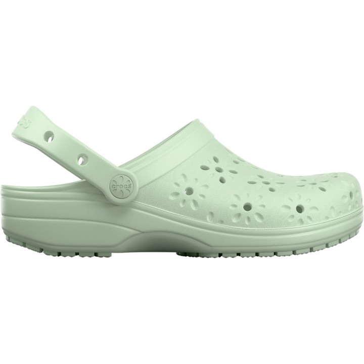 Crocs Damen Classic Floral Cut Out Sandale