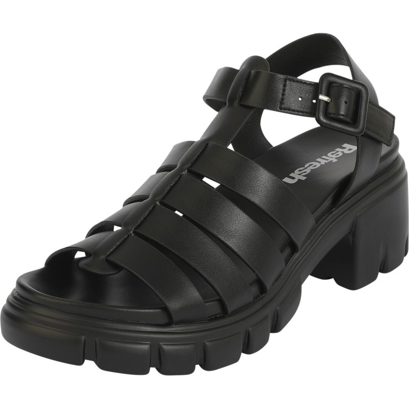 Refresh - Rockabilly Sandale - Sandale mit Absatz - EU36 bis EU39 - für Damen - Größe EU36 - schwarz