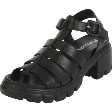 Refresh - Rockabilly Sandale - Sandale mit Absatz - EU36 bis EU39 - für Damen - Größe EU36 - schwarz