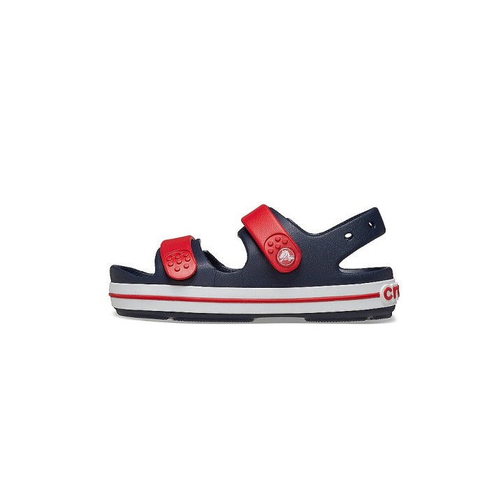 CROCS Mini Kinder Badepantoffeln Crocband Cruiser dunkelblau | 23-24