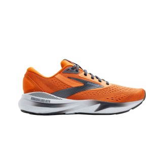 Brooks Adrenaline GTS 24 Orange Schwarz SS25, Größe 42,5 - EUR