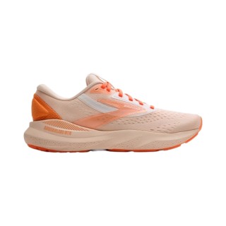 Brooks Adrenaline GTS 24 Damen Orange Weiß SS25, Größe 38,5 - EUR