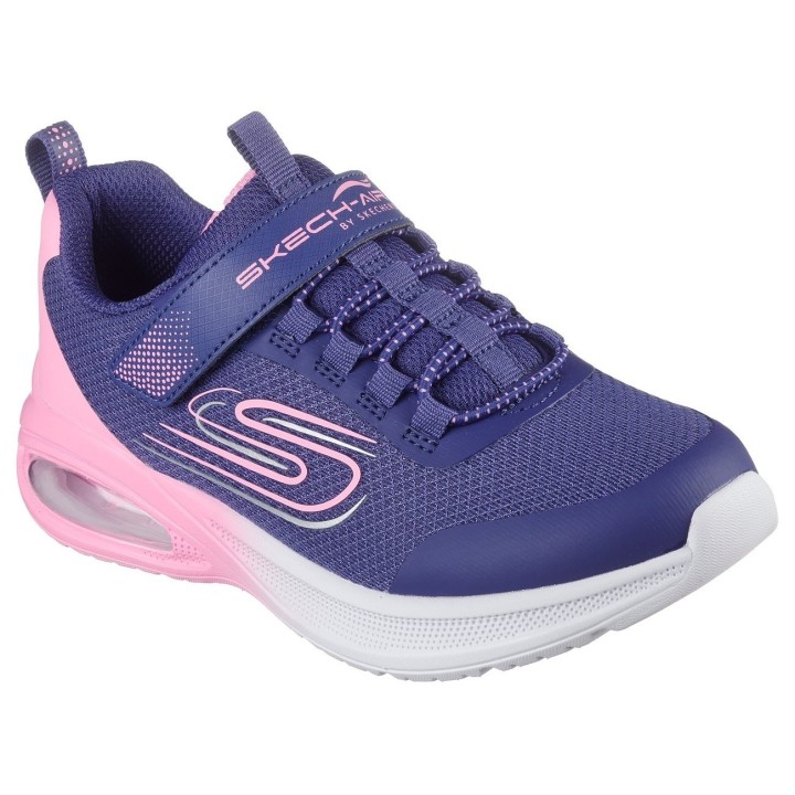 Skechers Sneaker "MICROSPEC MAX ADVANCE", Slip-OnSneaker, Klettverschluss,S-Logo, Größenschablone zum Download