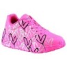 Skechers Sneaker "UNO LITE-METALLIC LOVE", Keil,-Schnürschuh, Skech-Air Funktion, Größenschablone zum Download