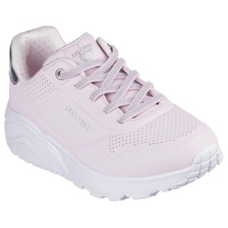 Skechers Sneaker "UNO LITE", Schnür,-Plateausneaker mit Metallic, Größenschablone zum Download