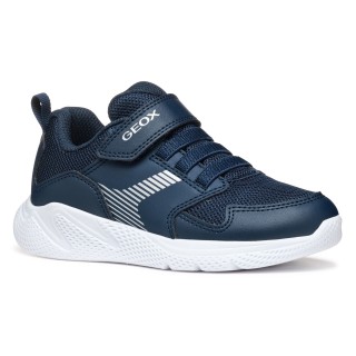 Geox Sneaker "J SPRINTYE BOY", Freizeitschuh, Klettschuh im Casual Look