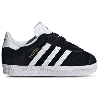 Adidas Gazelle Unisex Schuhe - Schwarz - Größe: 19 - Leder - Foot Locker