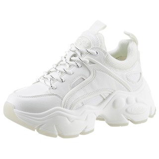 Buffalo Sneaker "BINARY", in monochromer Optik, Freizeitschuh, Halbschuh, Schnürschuh