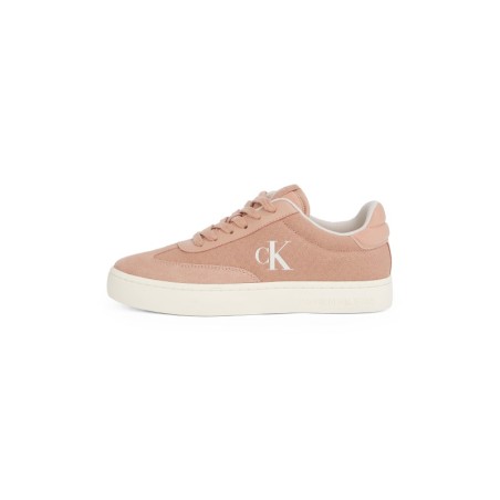 Calvin Klein Jeans Sneaker "CLASSIC CUPSOLE LOW MIX MG WN", Schnürschuh, Freizeitschuh, Halbschuh mit Logoschriftzug seitlich