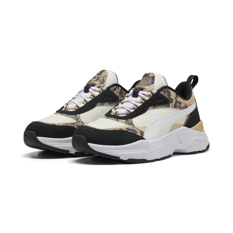 PUMA Sneaker "Cassia Chic Sneakers mit Schlangenmuster Damen"