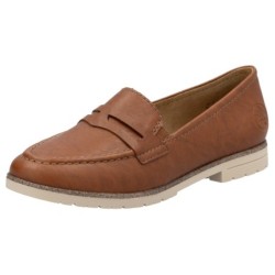 Rieker Slipper, Business Slipper, Mokassin, Schlupfschuh mit profilierter Laufsohle