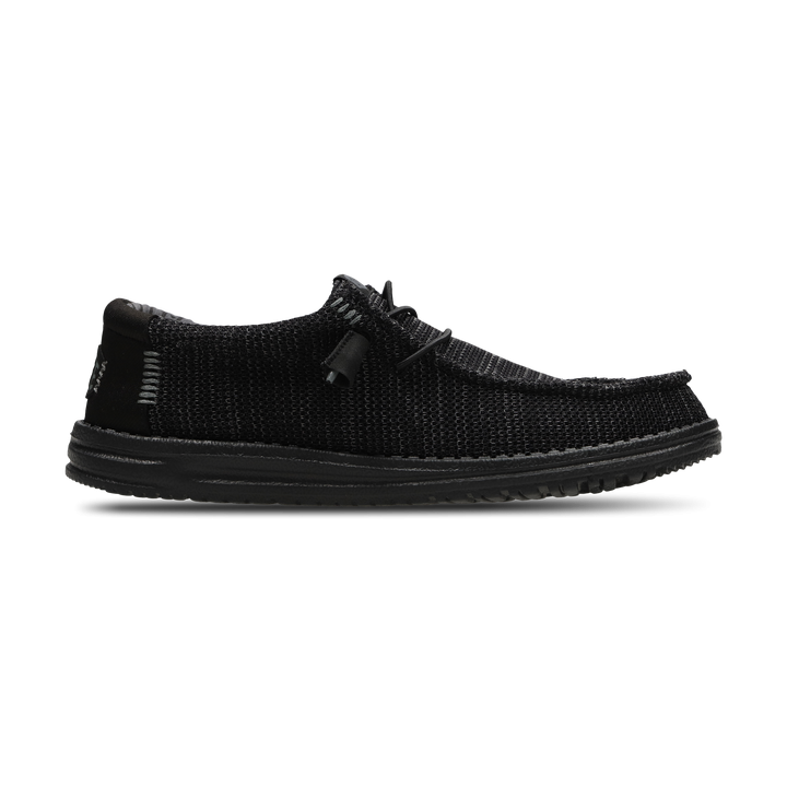 HEYDUDE Wally Stretch Sox Herren Schuhe - Schwarz - Größe: 40 - Canvas - Foot Locker