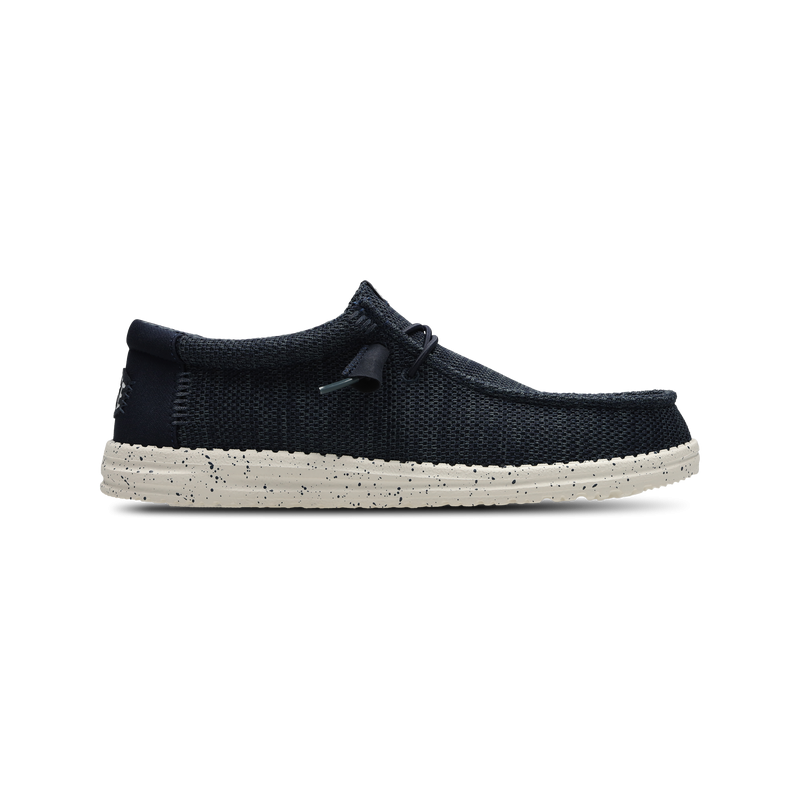 HEYDUDE Wally Stretch Sox Herren Schuhe - Blau - Größe: 40 - Canvas - Foot Locker