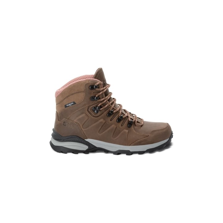 Jack Wolfskin Refugio Prime Texapore Mid Women Wasserdichte Wanderschuhe Damen 39.5 brown fawn
