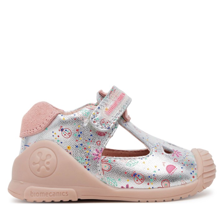 Halbschuhe Biomecanics 252102 Silberfarben