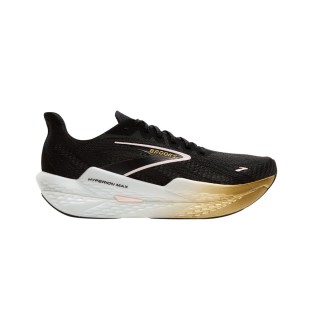 Brooks Hyperion Max 2 Schwarz Gold SS25 Damen-Sneaker, Größe 38 - EUR