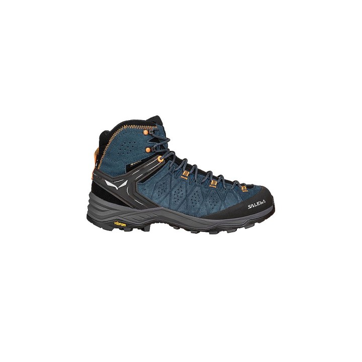 SALEWA Herren Wanderschuhe Alp Trainer 2 Mid GTX dunkelblau | 42