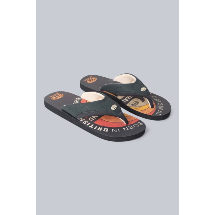 Jekyl Herren-AOP-Flip-Flops - Orange