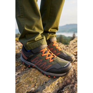 Stampede Wasserdichte Verstellbare Kinder Wanderchuhe - Grün