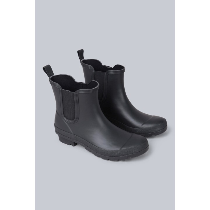 Step Damen Gummistiefel - Schwarz