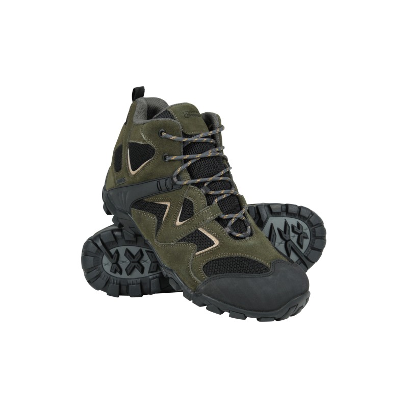 Curlew Wasserdichte Herren Wanderstiefel mit Niedrigprofil - Khaki