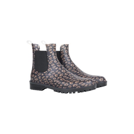 Lynx Gemusterte Damen Chelseastiefel - Schwarz