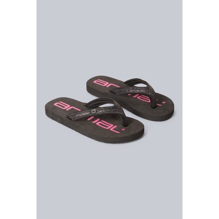 Swish Logo Kinder Flip-Flops - Schwarz