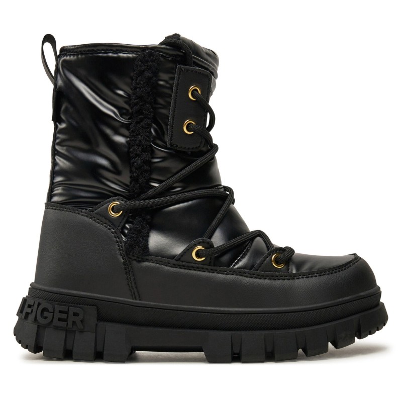 Schneeschuhe Tommy Hilfiger Fur Boot T3A5-33610-1695 S Schwarz