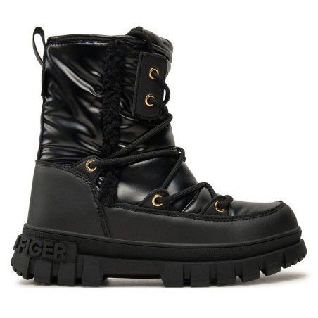 Schneeschuhe Tommy Hilfiger Fur Boot T3A5-33610-1695 S Schwarz