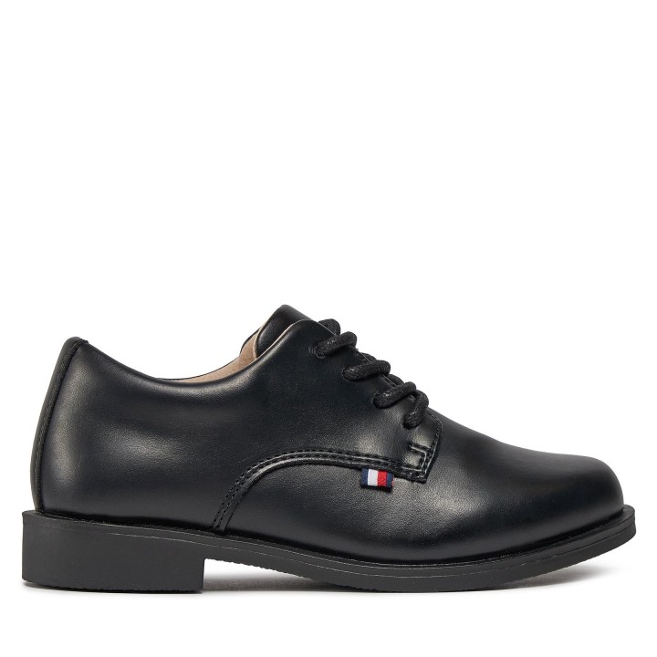 Halbschuhe Tommy Hilfiger Low Cut Lace Up Shoe T3B4-33174-1355 Schwarz