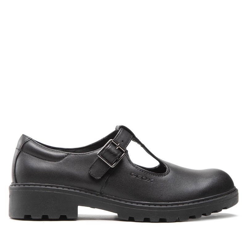 Halbschuhe Geox J Casey G. E J8420E 00043 C9999 S Schwarz