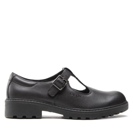 Halbschuhe Geox J Casey G. E J8420E 00043 C9999 S Schwarz