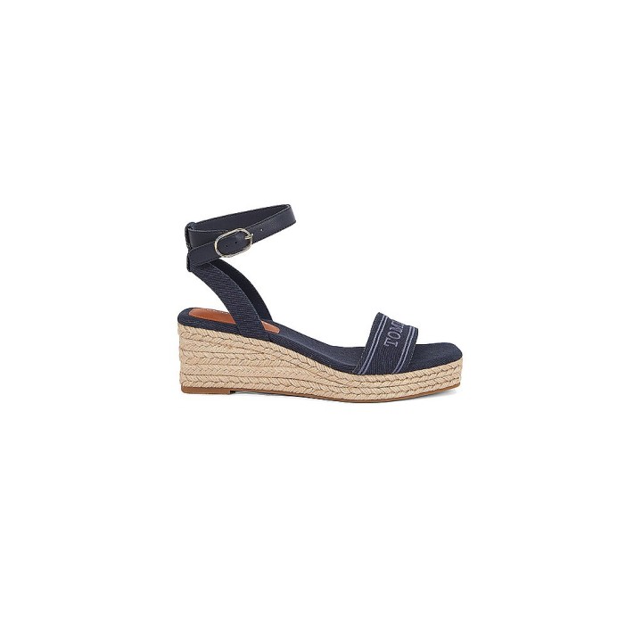 TOMMY HILFIGER Pantoletten - Sandalen dunkelblau | 36
