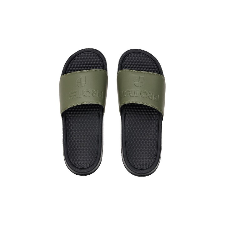 PROTEST Herren Badepantoffeln PRTBERDEN  olive | 41