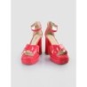 Buffalo May Cross Sandal Heel