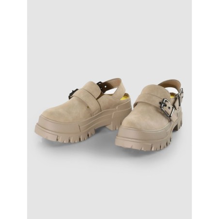 Buffalo Aspha Clog Snd Vegan Nubuck