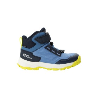 Jack Wolfskin Cyrox Texapore Mid Kids Wasserdichte Wanderschuhe Kinder 37 blue Elemental Blue