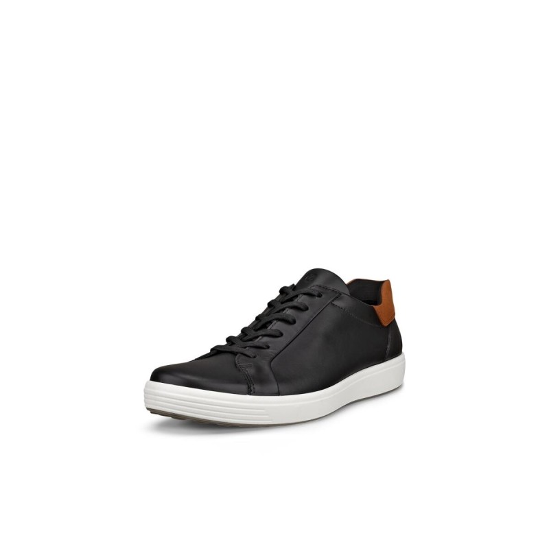 Ecco Sneaker "ECCO Soft 7 M", Freizeitschuh, Halbschuh, Schnürschuh mit heller Laufsohle