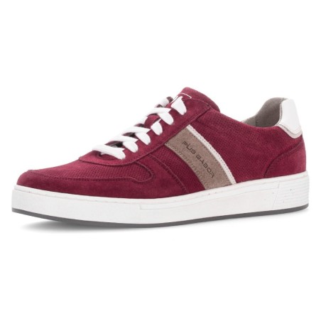 Pius Gabor Sneaker, Freizeitschuh, Halbschuh, Schnürer mit Kontrastbesätze, Weite G