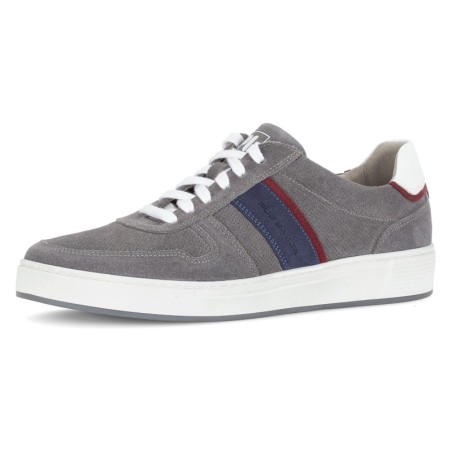 Pius Gabor Sneaker, Freizeitschuh, Halbschuh, Schnürer mit Kontrastbesätze, Weite G