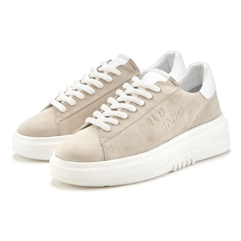 Elbsand Sneaker "Schnürschuh", Schnürhalbschuh,Freizeitschuh aus Leder mit modischer Plateausohle